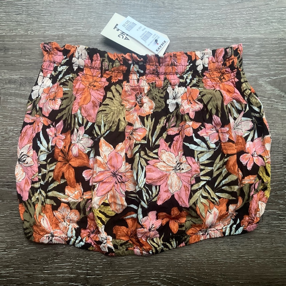 Billabong Floral Tube Top Size Medium